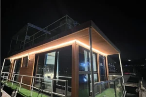 house boat hire abu dhabi, private house boat rental, luxury house boat abu dhabi, floating house boat, house boat charter