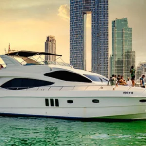 70 ft Majesty group yacht cruising in Dubai & 70 FT Majesty wedding yacht cruising in Dubai Marina