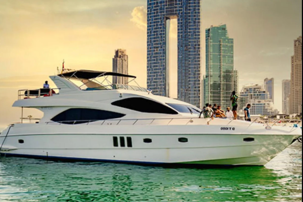 70 ft Majesty group yacht cruising in Dubai0.webp 70 ft Majesty group yacht cruising in Dubai & 70 FT Majesty wedding yacht cruising in Dubai Marina