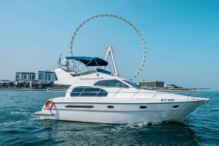 48 FT Gulf Craft Birthday Yacht Rental Dubai