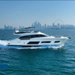 Luxury Deck View of Ferretti 670 at Yas Marina Circuit