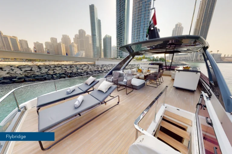 Ferretti 780 Luxury Yacht Rental Dubai – photo 9