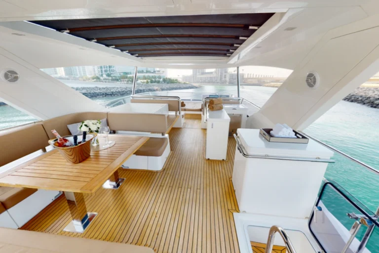 Galeon 780 Crystal Luxury Yacht Rental Dubai – photo 12