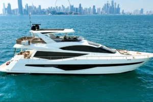 Galeon 780 Crystal F1 Yacht Exterior Trackside Abu Dhabi Grand Prix