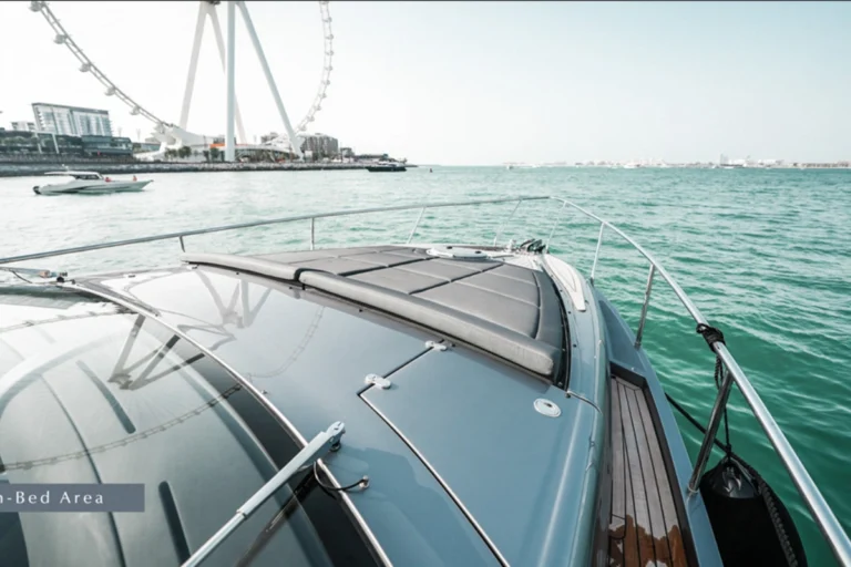 Pershing 5X Shark Grey Yacht Rental Dubai – photo 7