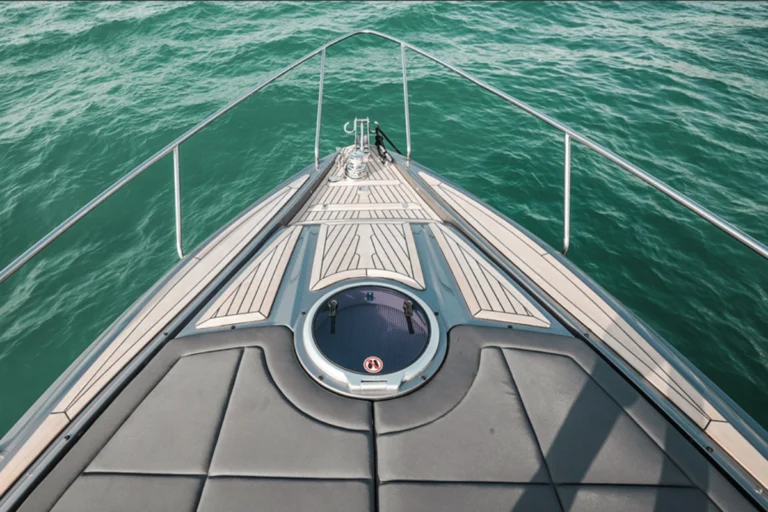 Pershing 5X Shark Grey Yacht Rental Dubai – photo 3