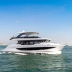 63 FT Amie & Axle luxury yacht cruising in Dubai waters