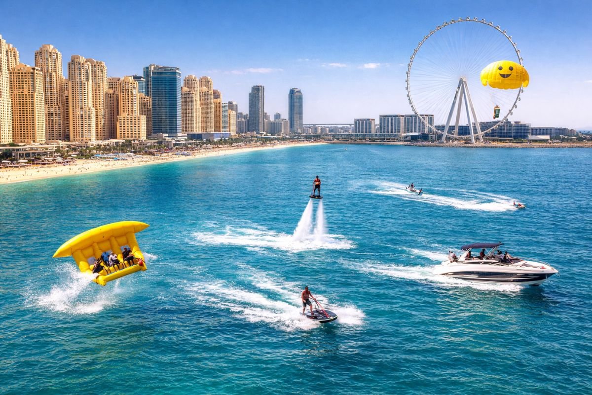 JBR and Bluewaters water sports location in Dubai