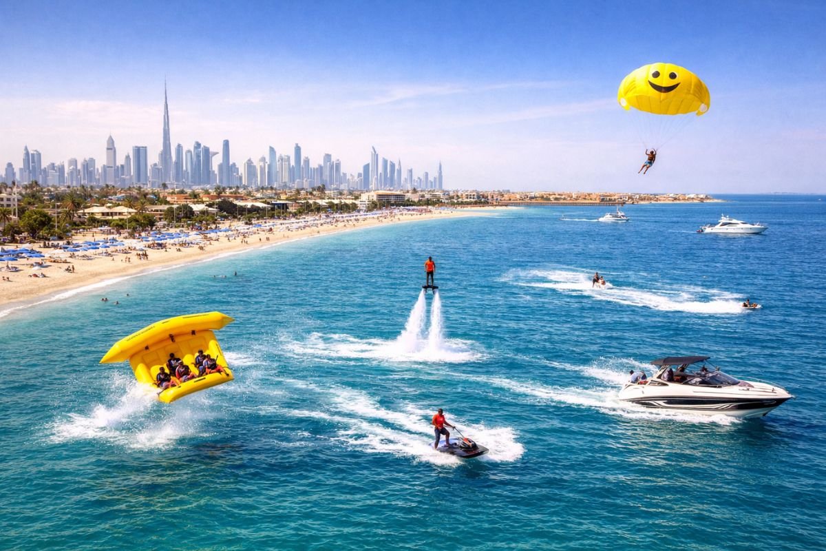 La Mer and J1 beachfront water sports location in Dubai