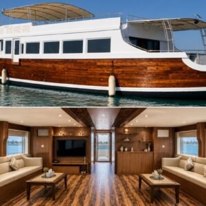 Ocean Majesty luxury party boat in Abu Dhabi