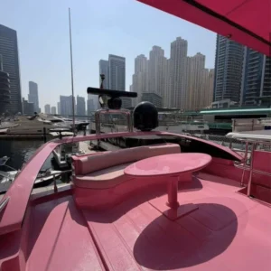 Pink Yacht 64 – private pink yacht in Dubai Marina