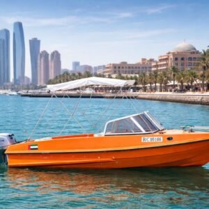 Self drive boat in Abu Dhabi