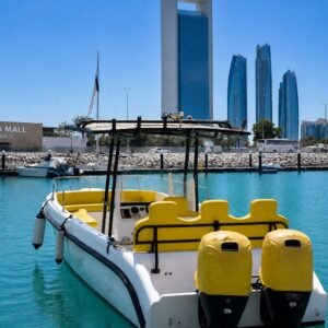 Yellow Fin fishing boat in Abu Dhabi
